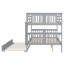 Lit superposé double au dessus d'un lit double avec lit gigogne simple et échelle gris (ancien SKU: LT000204AAE-1)-1032477561