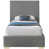Grey Linen Textured Fabric