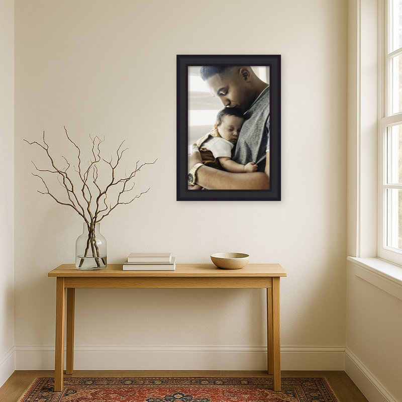 Cadre photo en bois Oliver, 20 x 30, Oliver noir