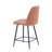 Ebrar Upholstered Counter Stool with Iron Frame-1653980529
