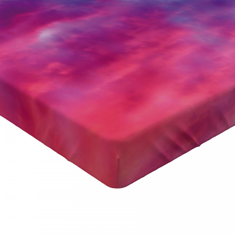 Microfiber Abstract Fitted Sheet, Twin Fitted Sheet