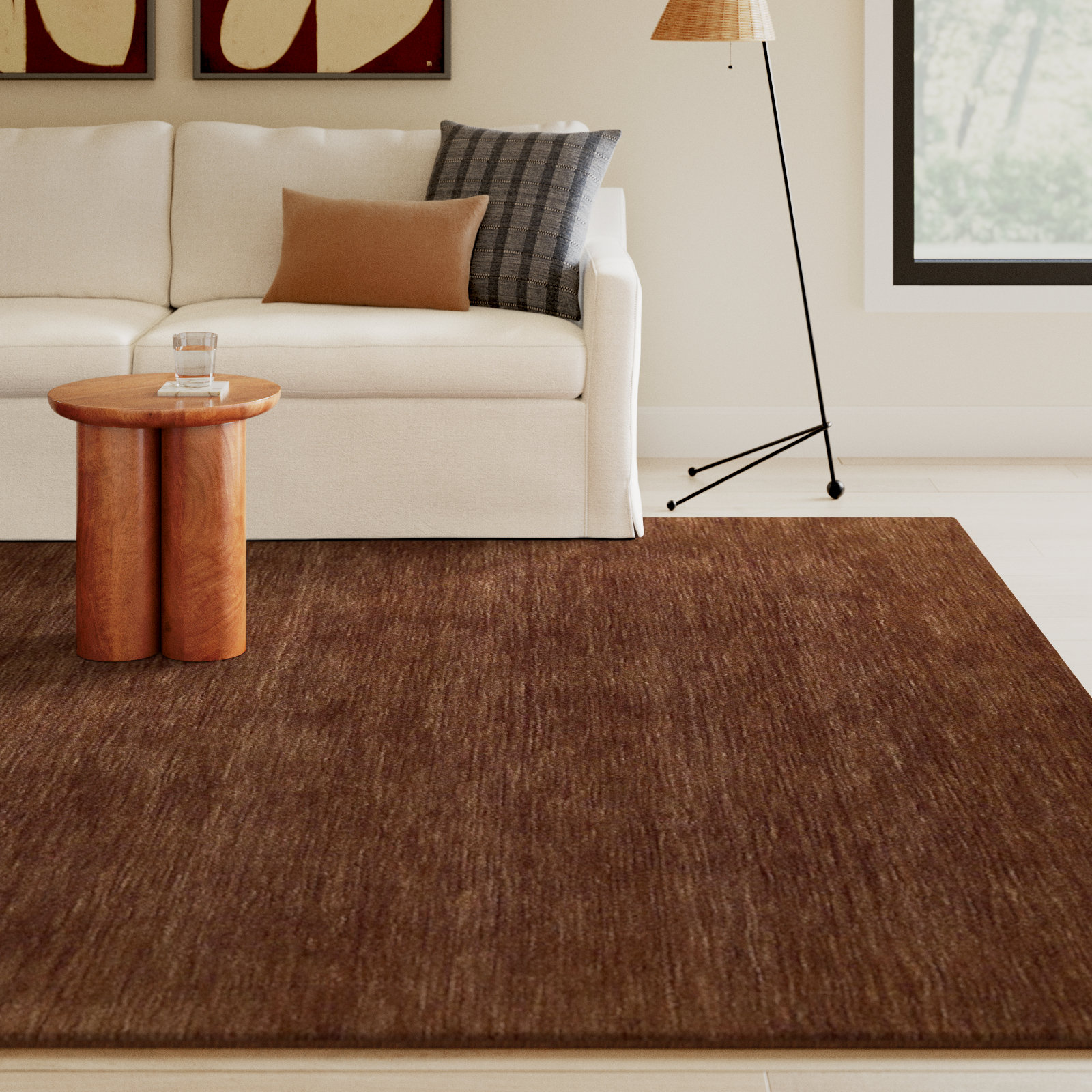 Althena Hand-Woven Wool Rug, Rectangle 9' x 12'