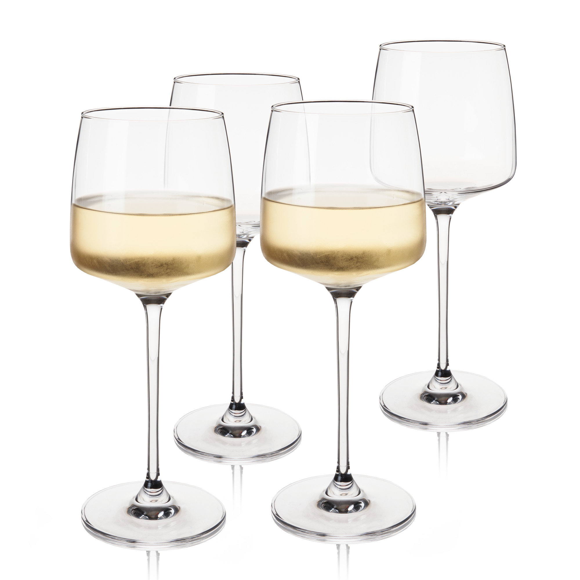 Viski Reserve Julien Crystal Wine Glasses - European Crafted White Wine Glasses Stemmed Wine Glass for Special Occasions Gift Ideas & Reviews | Joss & Main