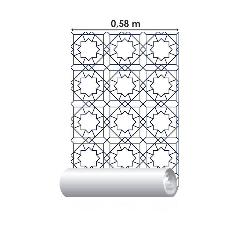 Rouleau de papier peint adhésif doux L 126 po x l 24 po