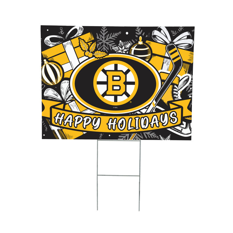 Enseigne de cour des Bruins de Boston, fête