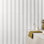 Level Concave 3.93" x 15.74" Ceramic Patterned Tile