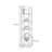 Transparent Colorful Acrylic bookcase-1131134052