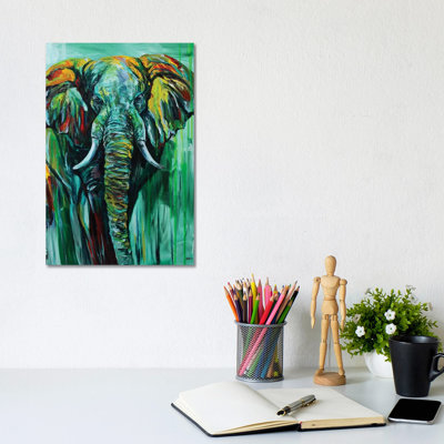 Emerald King 1 Piece Wrapped Canvas Painting