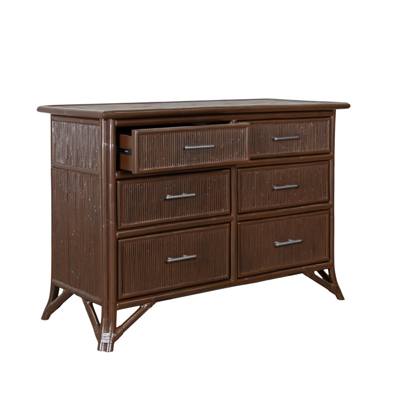 Bermuda 6 - Drawer Dresser, Cocoa