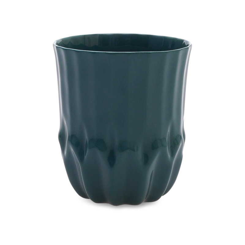 Krystalynne Handmade Coffee Mug, Dark Green