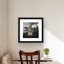 «Sailing Little Ship Illustration Gold - Coastal», reproduction encadrée