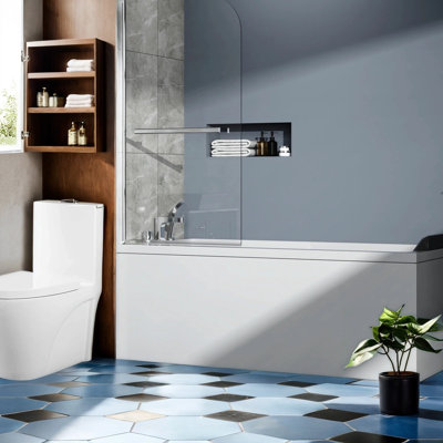 31.03" X 55.03" Framless Tempered Glass Shower Door