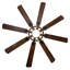 Grand ventilateur de plafond avec lumière: ventilateur de plafond moderne à 8 pales avec télécommande - grand ventilateur noir à intensité variable pour l'intérieur, réversible, moteur à courant continu silencieux à 6 vitesses