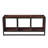 Anhat Sled Coffee Table with Open Storage Shelf