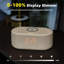 Sound Machine Alarm Clock For Bedrooms: Bluetooth 10W Stereo Sound Speaker With Wireless Charging - White Noise Machine For Sleeping With 21 Soothing Sounds - Putty