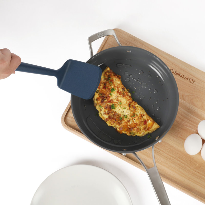 Calphalon Edge 11 Piece Stainless Steel Kitchen Tools and Gadgets Set- Navy Blue, Navy Blue