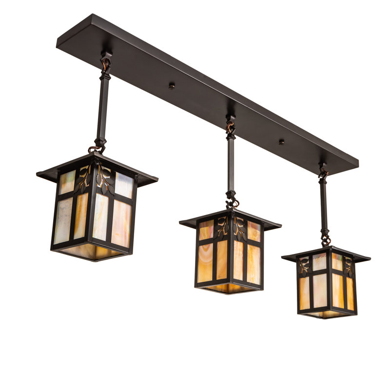Luminaire suspendu linéaire à 3 lumières Seneca