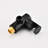 Matte Black Bathroom Shower Head - Corrosion , 2 Heads & Hand Adjustable Flow, Soft Holes-121169484