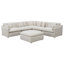 Canapé modulaire rembourré 6 pièces Jaequan-106885878