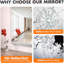 Miroir Modern Home Gym, mural, encadré, argent-653302763-653302760