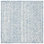 Tapis bleu marine / crème en laine touffeté à la main Basham