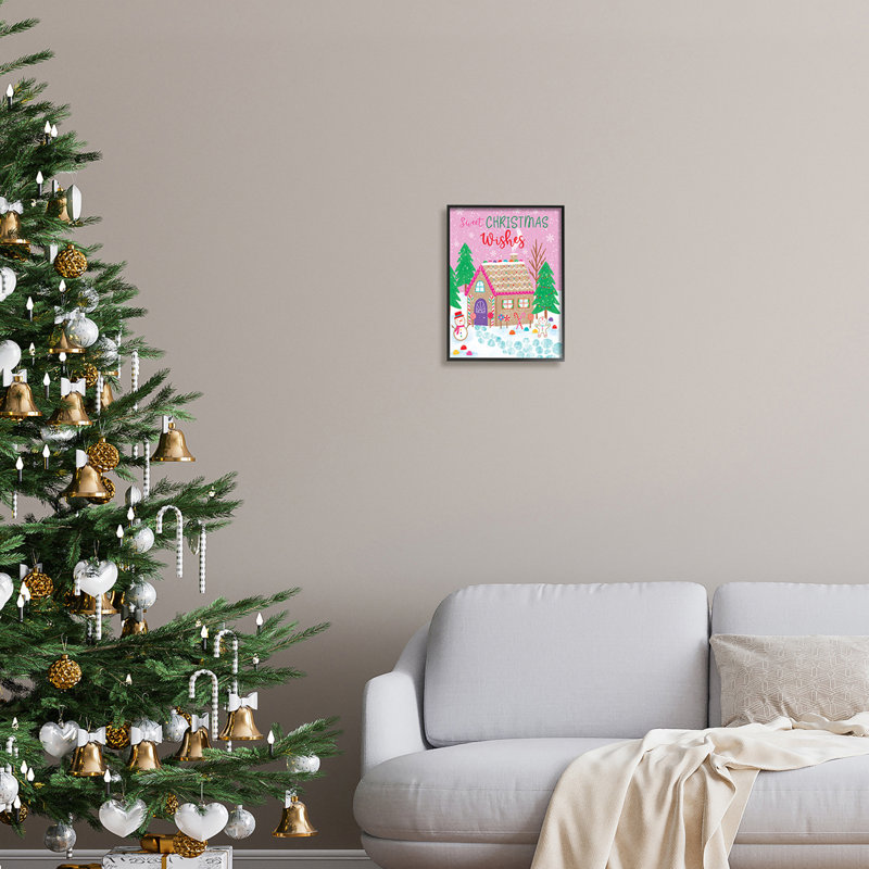 Sweet Christmas Wishes, Giclée encadrée noir minuit, H 14 po x l 11 po x P 1,5 po