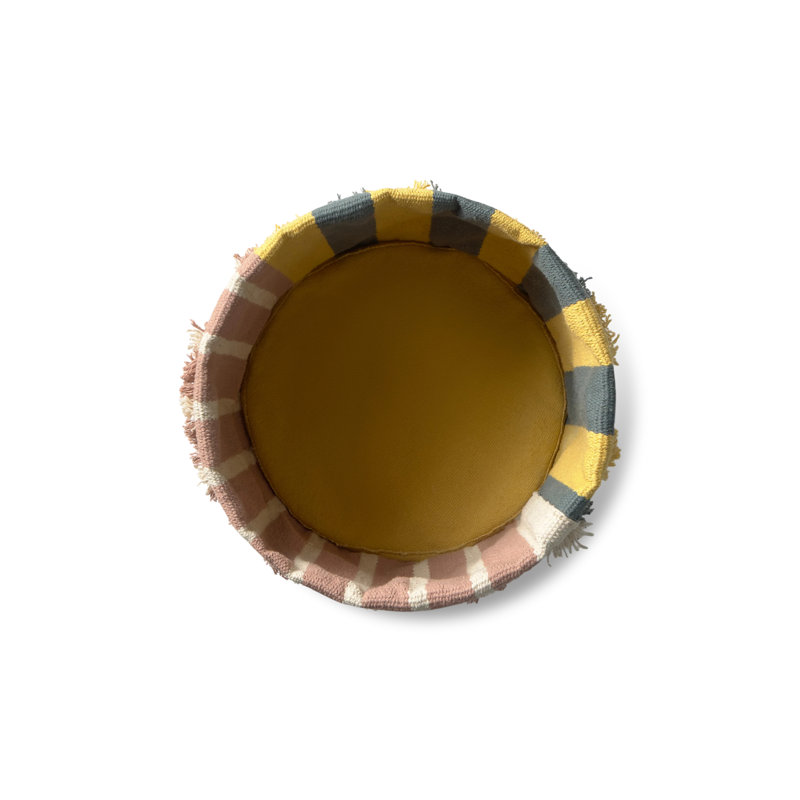 Color ON Fabric Decorative Basket, Terrazo