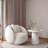 Modern minimalist lambskin single-person sofa