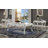 Keitha Transitional Square End Table with Wooden Scalloped Top & Apron-860059041