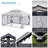 Patio Gazebo, Outdoor Gazebo Canopy Shelter With Netting And Curtains, Aluminum Frame For Garden, Lawn Backyard And Deck-114577709