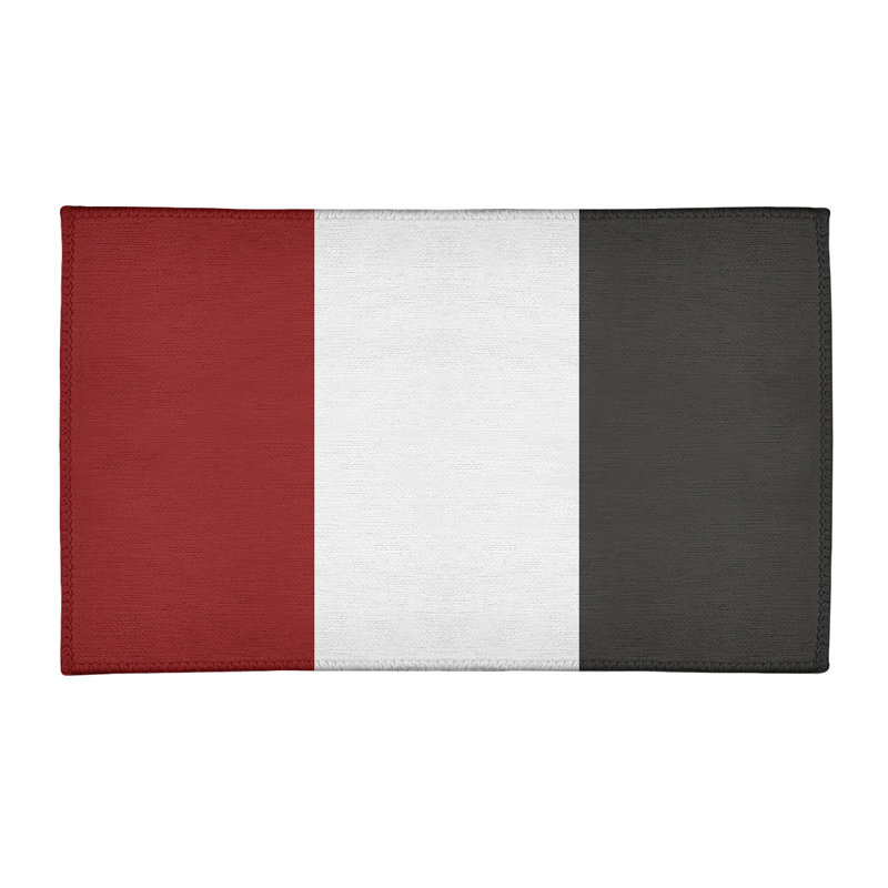 Tapis rouge/gris, Rectangle 2 pi x 3 pi