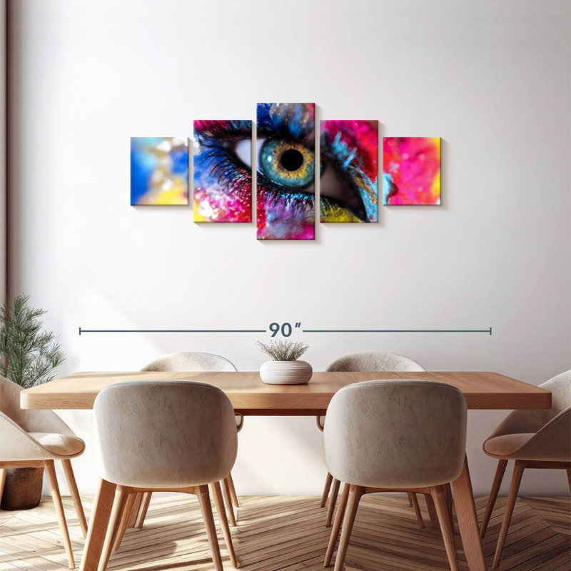 Rainbow Gaze, 30" H x 68" W