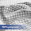 Gradient Ombre Button Hole Waffle Shower Curtain-574893555