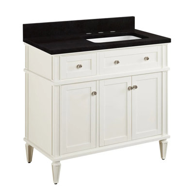 36"" Elmdale Single Bathroom Vanity Set with Rectangular Undermount Sink -  Signature Hardware, 464737