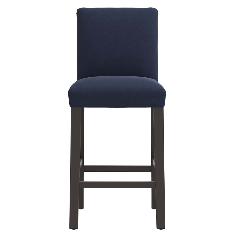 Hadrien Bar & Counter Stool, Bar Stool (31” Seat Height), Classic Slate Linen, Cream