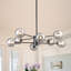 Jerikah 8 - Lustre Sputnik - Lustre de salle à manger - Lustre de chambre - Lustre à bulles - Lustre en verre