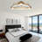 Amatury 28 Inch Flush Mount Low Profile Smart Ceiling Fan with Lights APP Control, Dimmable Starry Lighting Fixture