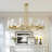 12-Light Dimmable Wagon Wheel Chandelier-2052302940