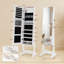 Jewellery Cabinet with Mirror Jewelry Armoire-93548330