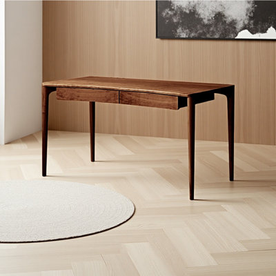 Minimalist style curved desk
