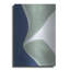 Ivy Bronx «Blue Green Abstract 3» par Danhui Nai, art mural en métal-1389050486
