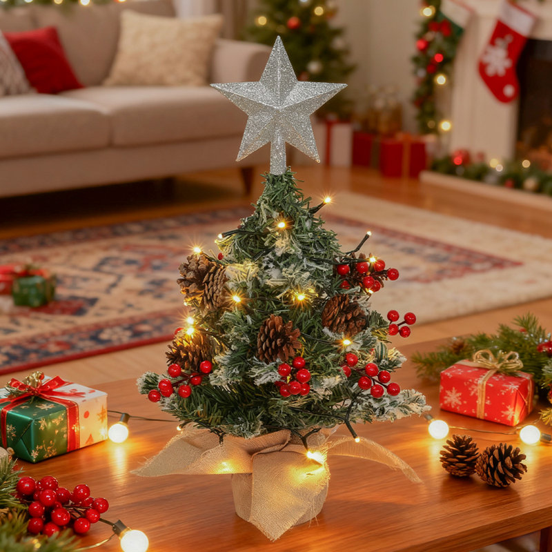 1.74' H Artificial Pine Christmas Tree