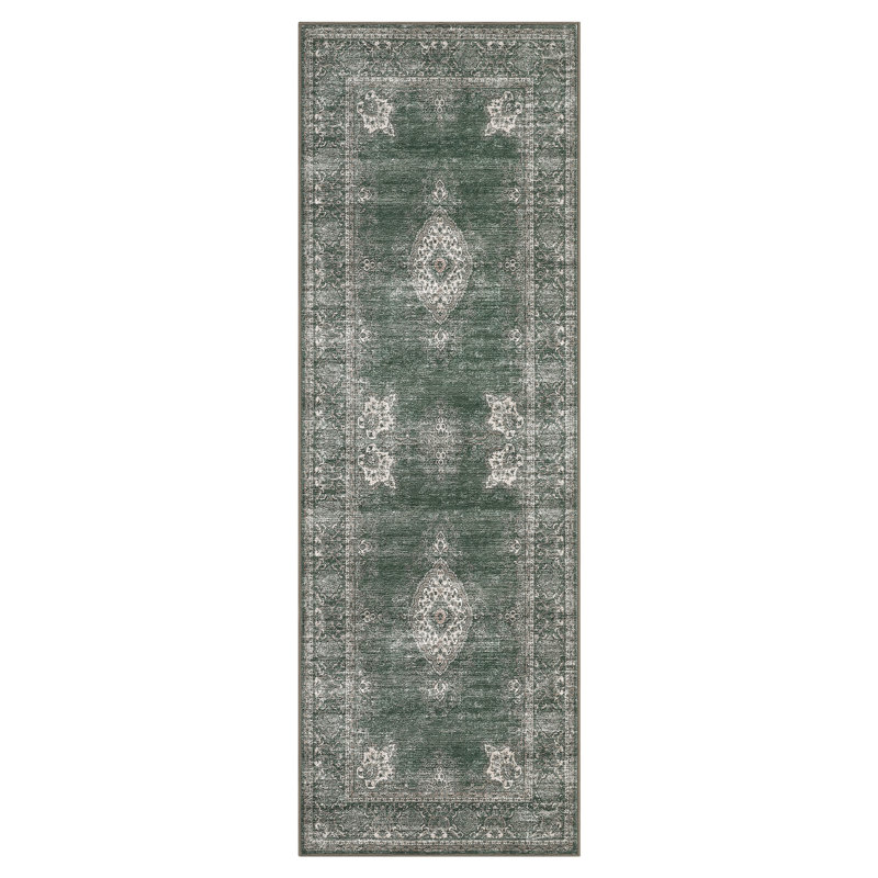 Area Rugs for Living Room Floral Vintage Area Rugs Soft Non Slip  Rug Machine Washable Distressed Vintage Rug for Bedroom Dining Room