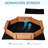 Outsunny 55'' x 8.5'' Solid Wood Round Sandbox with Cover