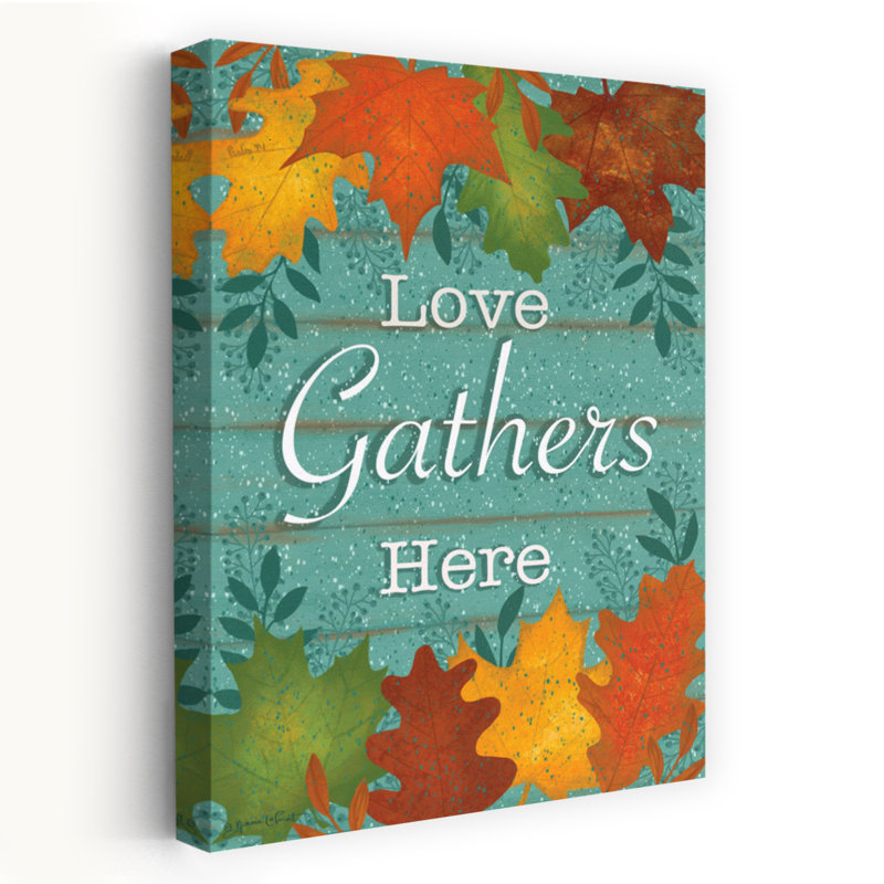«Love Gather Here I», art contemporain de paysage abstrait, H 36 po x l 24 po