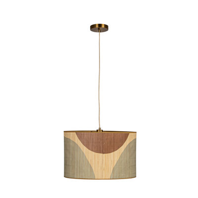 Circles Of Harmony Bamboo Pendant Lamp