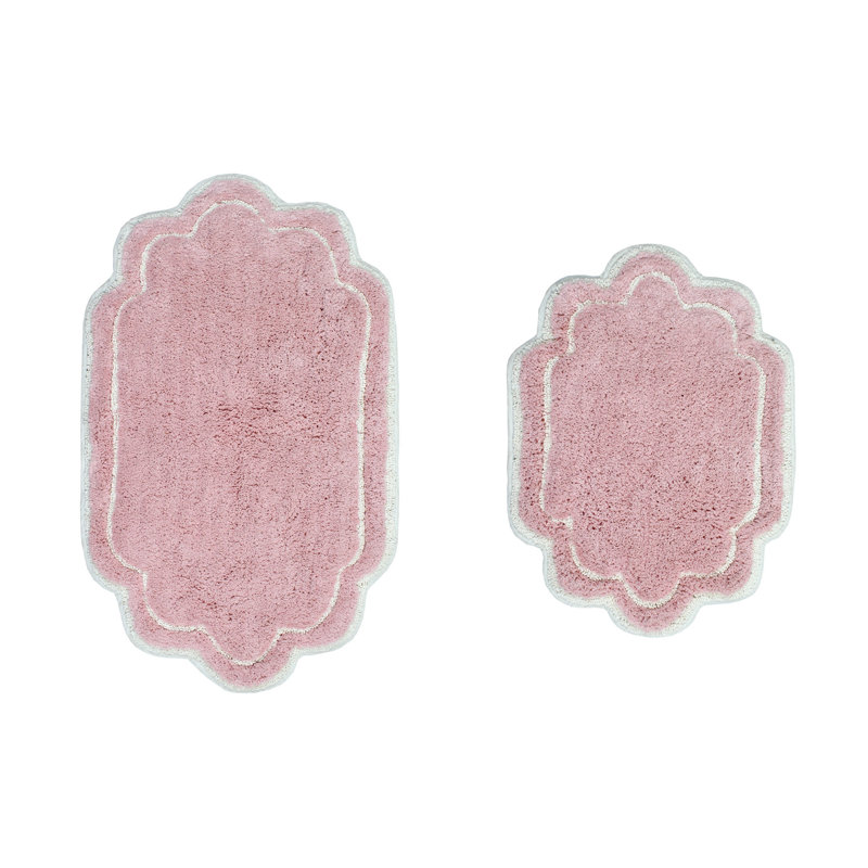 Tapis pour salle de bain Dobrinka, Rose