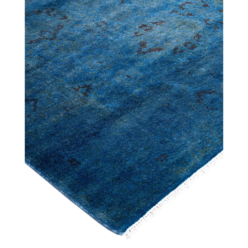 Tarantin One-of-a-Kind 4' 3" X 10' 9" New Age Rectangular Wool Area Rug Gray