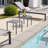 Aluminum Square Side/End Table-657987871