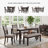 Leangelo 6 - Person Four Leg Dining Set-95210596-95210595-95210594